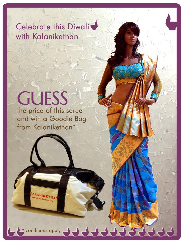 Guess and win a Kalanikethan Goodie Bag